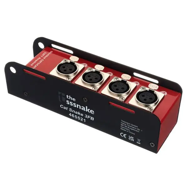 Cat zu 4x XLR 3P Female Adapter