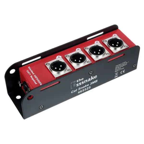 Cat zu 4x XLR 3P Male Adapter