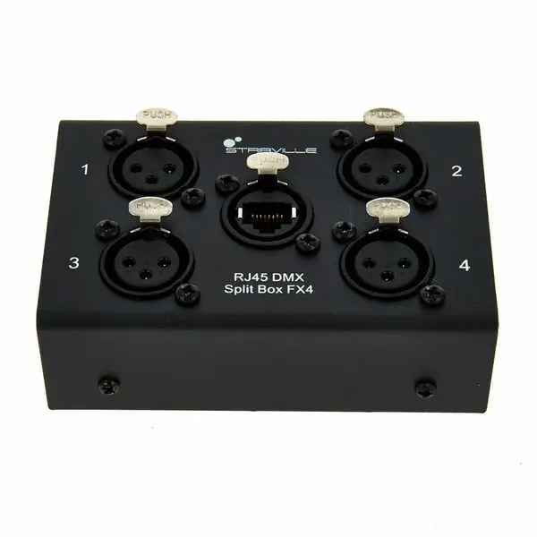 RJ45 DMX Split Box FX4