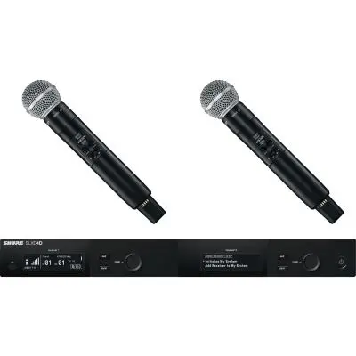 Shure SLXD Funkset mit SM58 zweier Rack