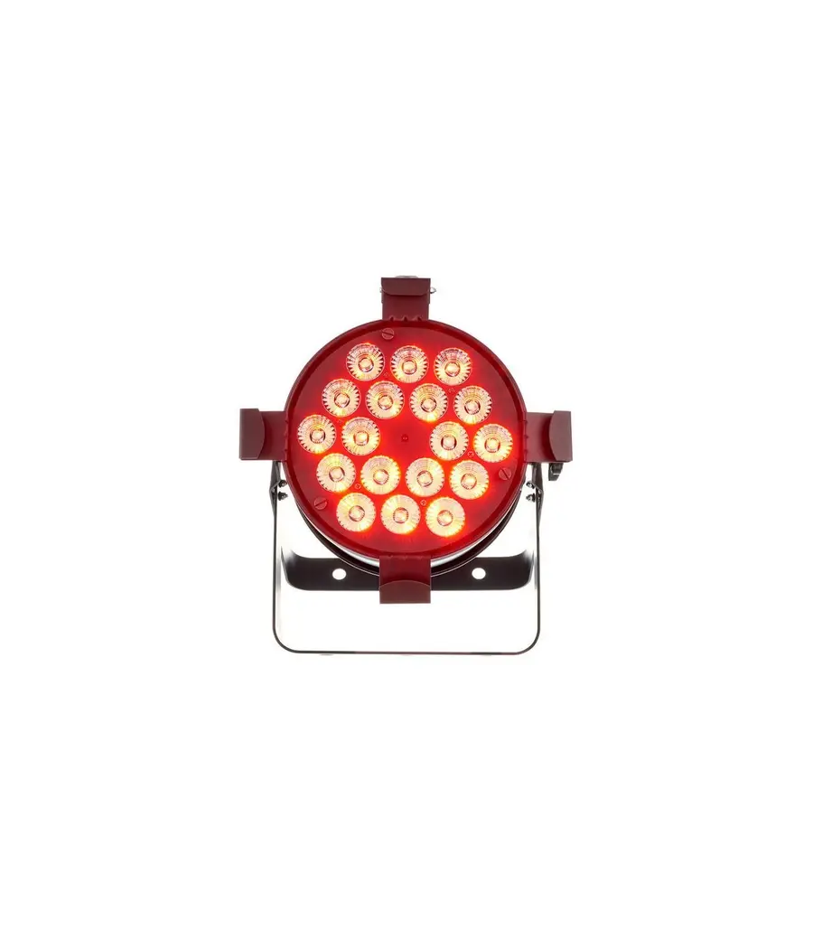Retro Flat Par 64 18x12W RGB WW