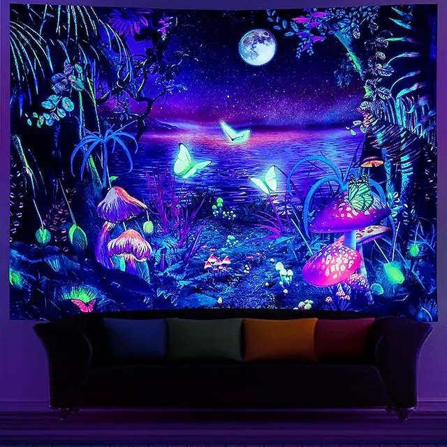 Wandteppiche mit UV Farbe 300cm x 180cm Butterfly